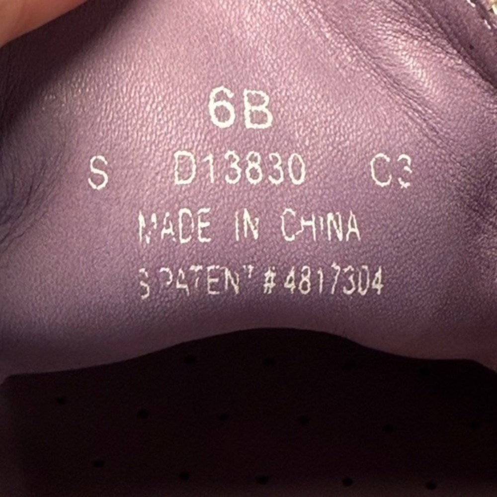 Cole Haan G Series NikeAir Sneaker Womens 6B Purple Green Sporty Athleisure Walk - Picture 8 of 8